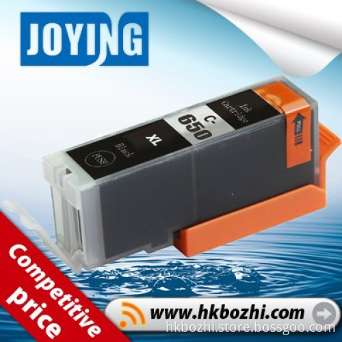 PGI-650BK compatible canon inkjet cartridge for PIXMA MX726/MX926/MG5460/MG6360/Ip7260